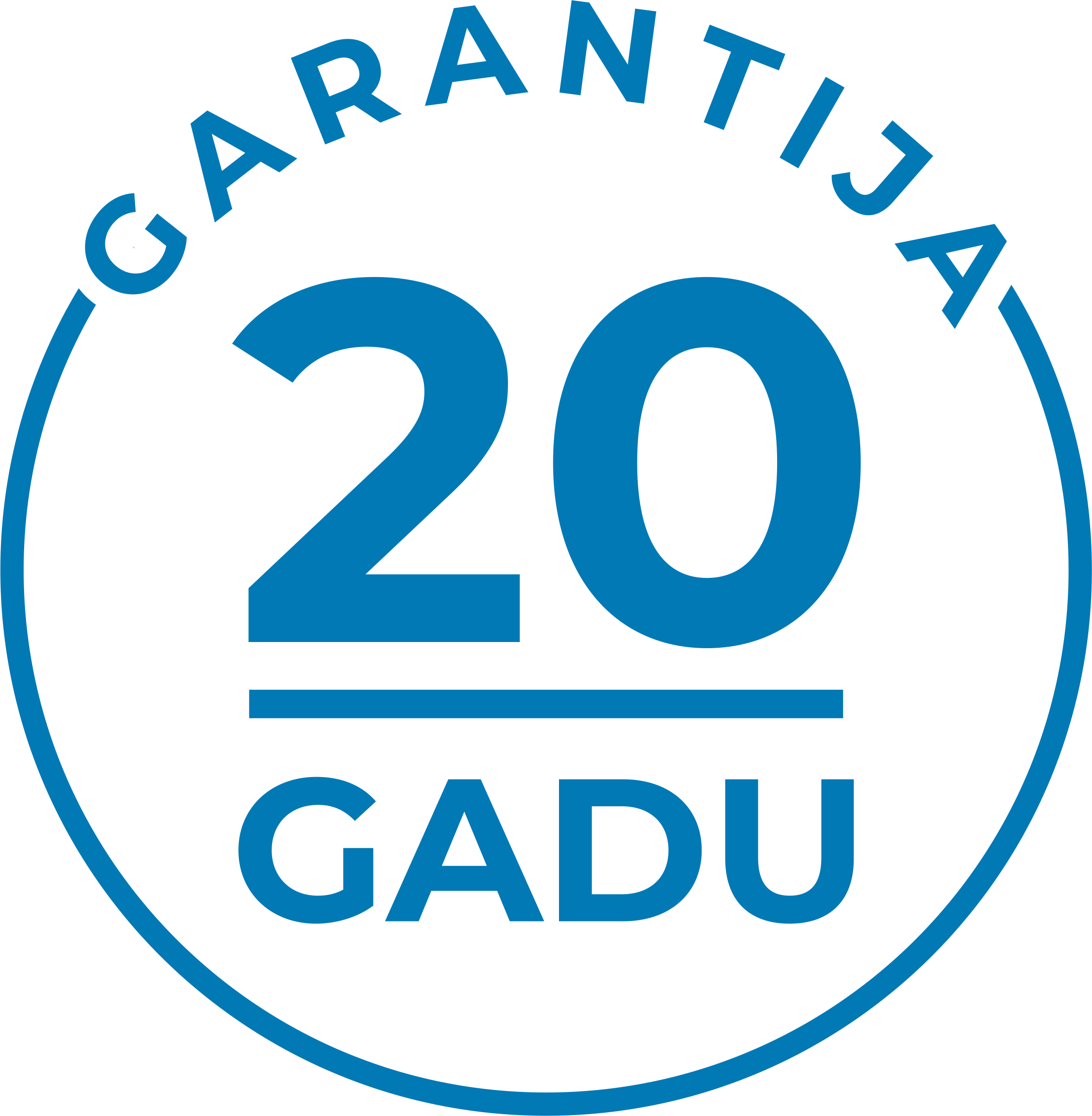 20 gadu garantija